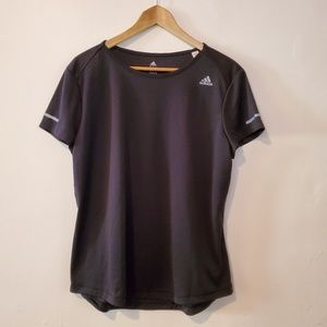 Adidas Men's Black Run Tee Climalite Shirt XL